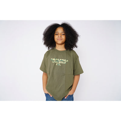 Boys Camo Green T-Shirt - Amir & Amira 